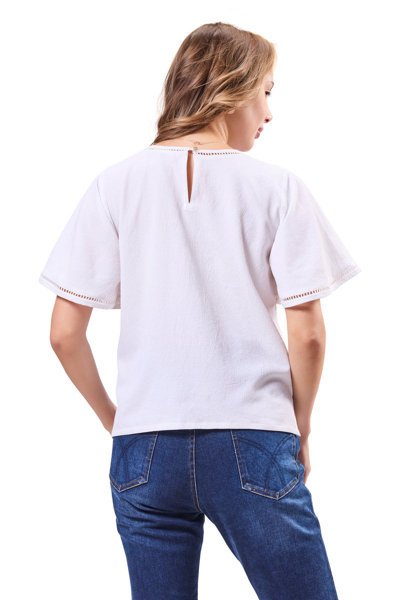 Flared Sleeve Top