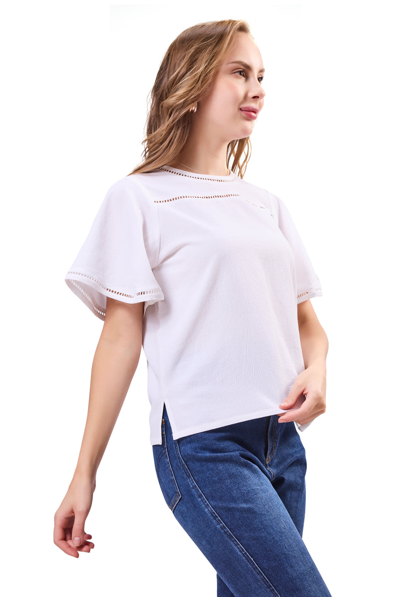 Flared Sleeve Top