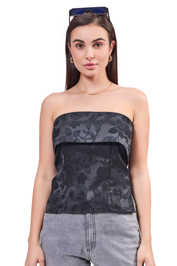 Jacquard Tube Top