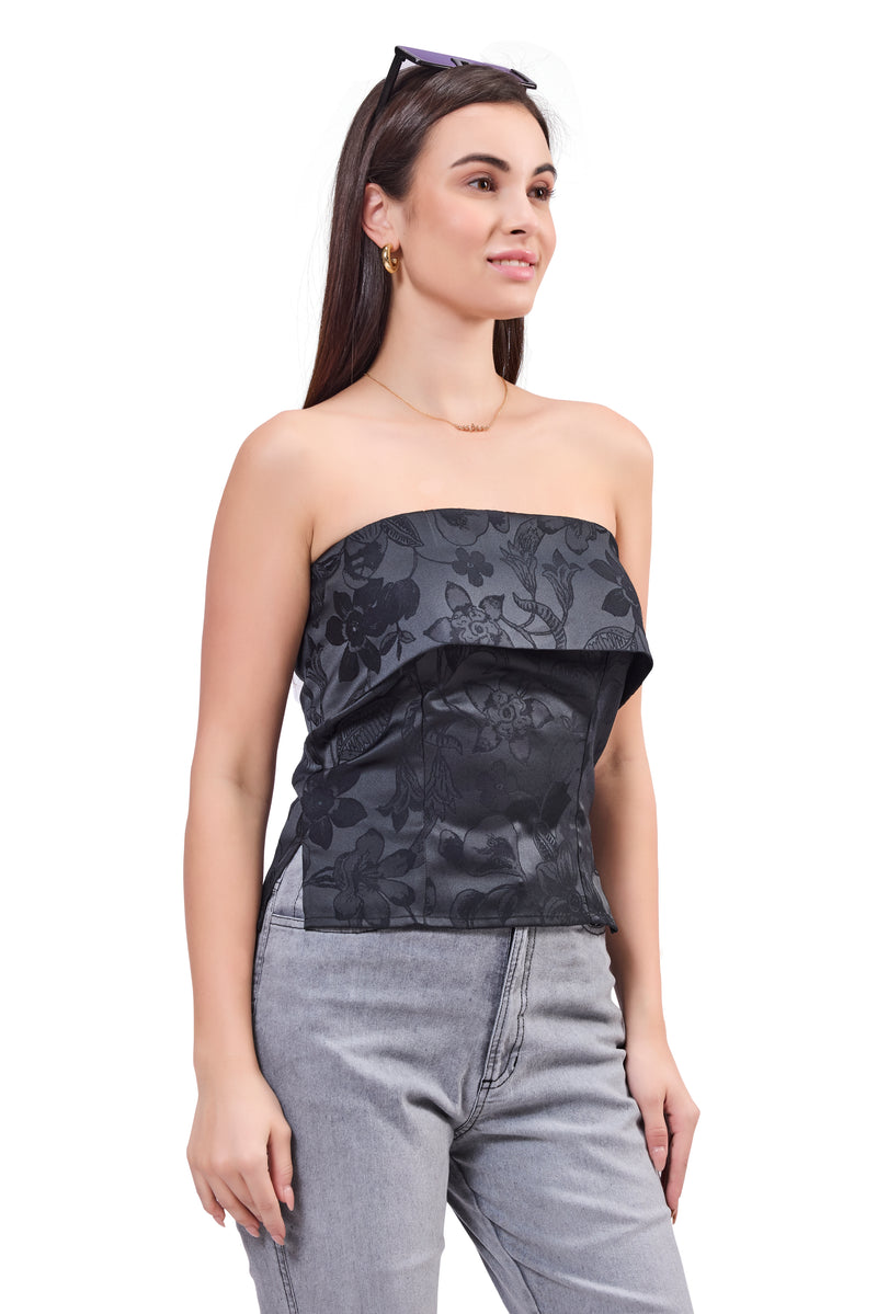 Jacquard Tube Top