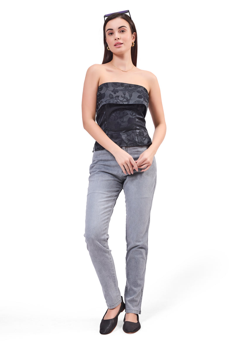 Jacquard Tube Top