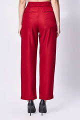 Mock Pocket Straight Trouser