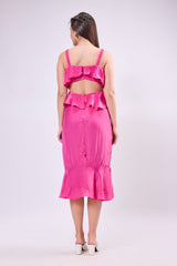 Back Cut Out Dress