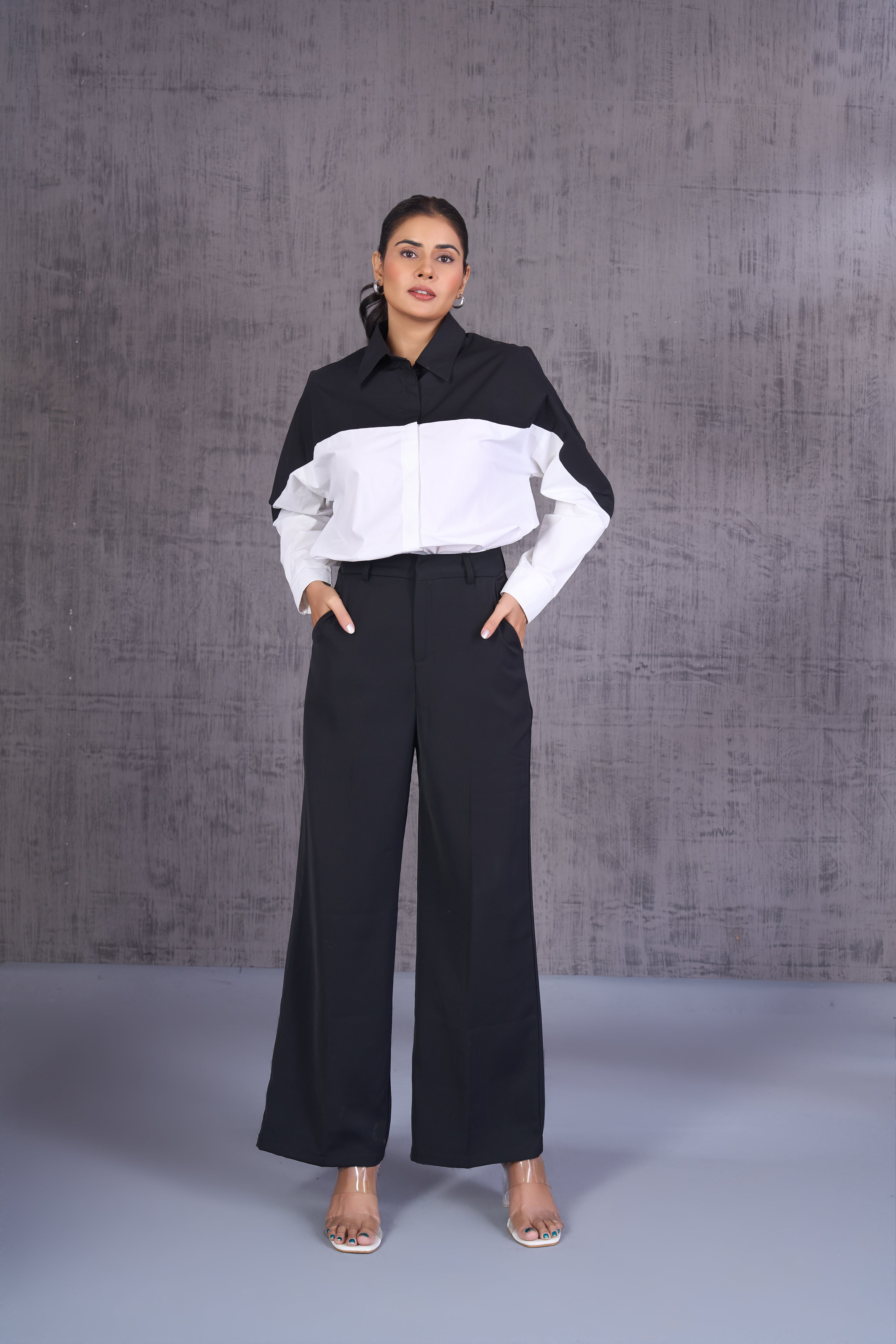 Colorblock Long Sleeve Shirt