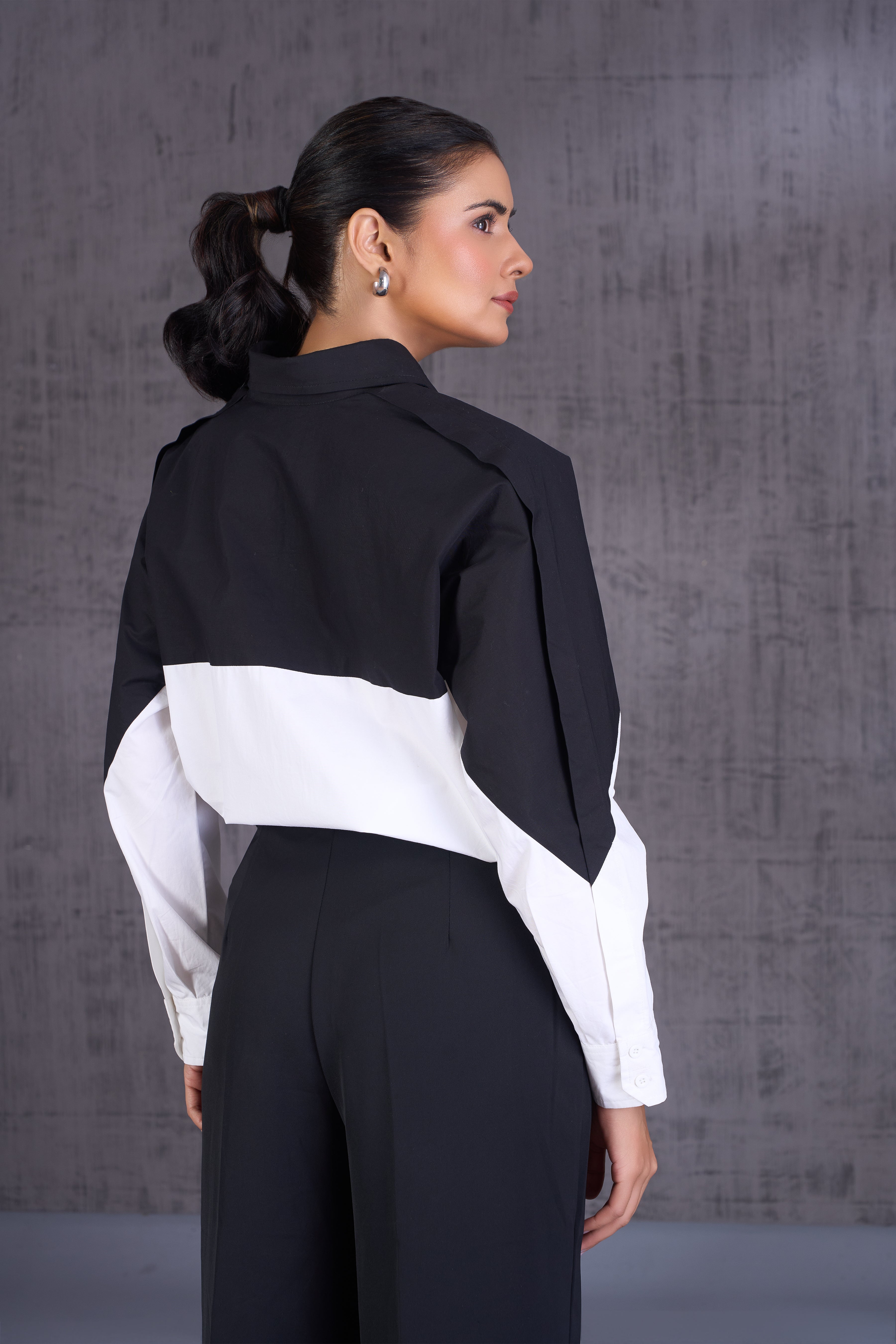 Colorblock Long Sleeve Shirt